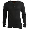 Soul Cal Super Lux Grandad Knit - Black - Mens
