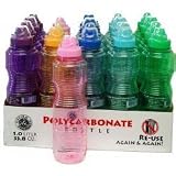 1.0L New Wave Enviro Reusable Water Bottles - 3 Pak