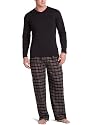Intimo Men's Gift Set - Flannel Pant With Knit Top