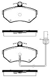 Produkt-Bild: AUTEK Bremsbel&auml;ge vorn AUDI A4 1.6 1.8quattro 1.9TDI CABRIOLET 1.8 VW PASSAT 1.6 1.9TDISyncro/4motion 1.8 1.8Syncro/4motion