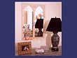Mirror with Geraniums in Faux Window