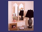 Mirror with Geraniums in Faux Window
