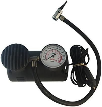 Tire Pump With Gauge - Portable Air Compressor For Your Car