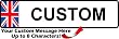 Customized Front Registration Plates  Union Jack Flag