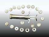CLAY GUN WITH 18 SHAPE DISCS, TOOL SCULPTING EXTRUDER