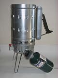 Charcoal Chimney Starter + Gas Burner (Eco-Friendly) Made In Korea
