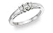 1/4 Carat Art Deco Diamond Engagement Ring