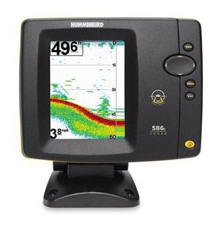 Humminbird 586c 4.5-Inch Waterproof Fishfinder and Dual-Beam Transducer