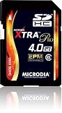 MICRODIA XTRA Pro 160x SDHC Card 4GB with SDHC reader (Retail Package)