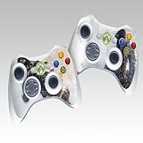 Protective Skin Decorative Decal for XBOX 360 Controller (2pcs in 1)