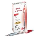 Impulse#153; Stick Ballpoint Pen, Medium Point, Red Ink (PENBK96B)