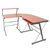 Jugend-Schreibtisch B�rotisch Nevada, ca.100x115x140cm ~ Buche, MDFvon "Mendler"