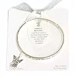 Silvertone Nurse Blessing Charm Bangle Fashion Bracelet