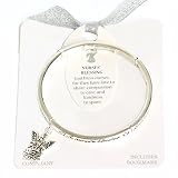 Silvertone Nurse Blessing Charm Bangle Fashion Bracelet