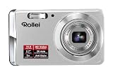 Rollei Compactline 390 Kompaktkamera (14 Megapixel, 5-fach optischer Zoom, 26 mm Weitwinkelobjektiv, 6,85 cm (2,7 Zoll ) Display ) silver