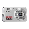 Rollei Compactline 390 Kompaktkamera (14 Megapixel, 5-fach optischer Zoom, 26 mm Weitwinkelobjektiv, 6,85 cm (2,7 Zoll ) Display ) silver