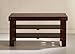 Roundhill Furniture Pina Quality Solid Wood Shoe Bench, Cherry Finish