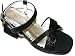 Girls Black Strappy Glitter Party Wedding Formal Dress Shoes