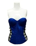 Ladies Blue Zippered Corset Type Lingerie Type
