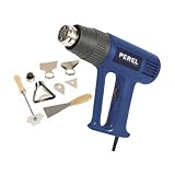 perel - décapeur thermique électrique - de 700 à 2000w + 9 accessoires - 37009