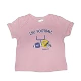 Infant / Baby NCAA LSU Tigers My First Tee T-Shirt - Pink (Size: 12)