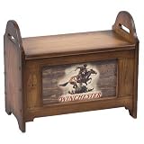 Winchester Storage Bench in Antique Brown