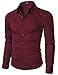 Doublju Mens Wrinkle Free Dress Shirts