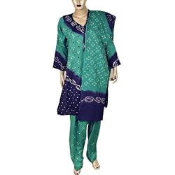 Casual Wear Cotton Embroidered Salwar Kurti Size L (slk496)