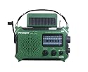 Kaito Electronics Inc. KA500GRN Voyager Solar/Dynamo Emergency Radio - Green