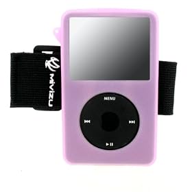 (6 Color Options) 6 in 1 iPod Classic 80GB / 120GB / 160gb Silicone case package, skin + car + home / travel charger + USB cable + armband + screen protector