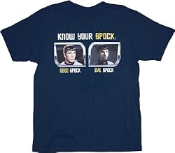 Star Trek Know Your Spock Navy T-shirt Tee