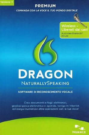 Dragon NaturallySpeaking 11 Premium Wireless (con auricolare bluetooth)