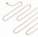 Ball Chain 30in 2.3mm Dog Tag Chain Necklace