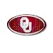 University of Oklahoma Sooners - Trailer Hitch Cover - Oval/Dome Shape OU