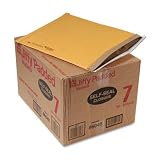 Jiffy Padded Mailer, Self-Seal, Heavy Duty, Gold Kraft, # 7, 14-1/4x20, 50/CT SEL86048