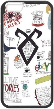 LeonardCustom Protective Hard Rubber Coated Cell Phone Cover Case for New iPhone 6S &amp; iPhone 6 (4.7"), The Mortal Instruments -LCI6U1380