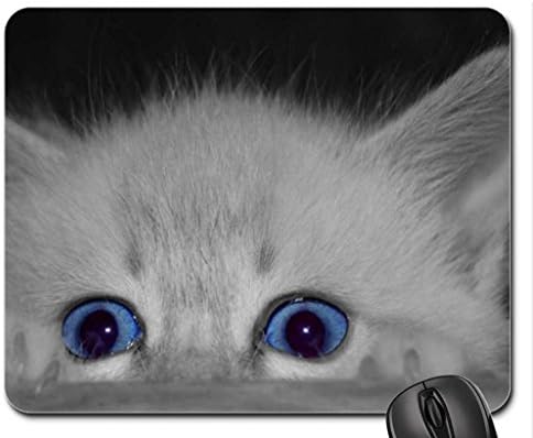 Big blue eye Mouse Pad, Mousepad (Cats Mouse Pad)