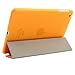 BESDATA Ultra Thin Magnetic Smart Cover (Wake/Sleep Function) & Clear Back Case for Apple iPad Mini 2 / Mini 3 (with Retina Display) + Screen Protector + Cleaning Cloth + Stylus, Orange - PT3107