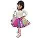 Jastore Girls Layered Colorful Tutu Skirt Dance Princess Ballet Dress