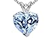 1.77 cttw 8mm Heart Shaped Created Aquamarine and