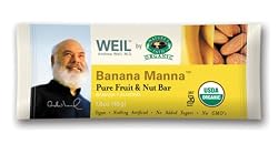 Weil By Nature's Path Organic Banana Manna Pure Fruit And Nut Bars, 1.6-Ounce Bars (Pack of 16)