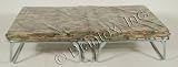 Blantex XK-5  Wide Heavy Duty Steel Folding Bed with (3-3/16-Inch) CAMO Mat
