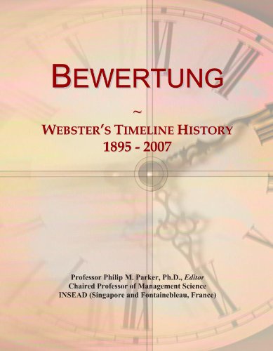 Bewertung: Webster's Timeline History, 1895 - 2007