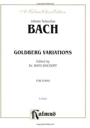 Goldberg Variations (Kalmus Edition)