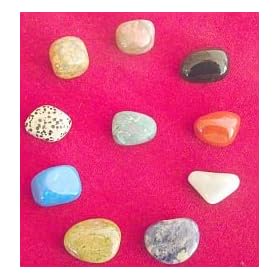 Crystal Dream Stones; 4 crystal stones in a Satin Pouch with Card on how to Use - Sold by Spiritual Gifts. Usually dispatched within 2 working days