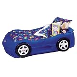 Baby Doll Racing Cars Toddler Bedding Set, Blue
