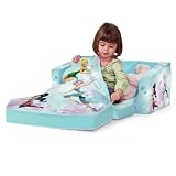 Marshmallow Flip Open Sofa with Slumber Attachment: Disney Fairies Theme
