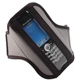 Black/Grey Armband Case for BlackBerry Pearl 8100 8130