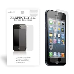 Acase iPhone 5 Screen Protector Premium Clear LCD Cover Guard Shield Protective Film Kit (3 Packs) for the New iPhone 5