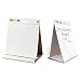3M Portable Two in One Flip Chart and Dry Erase White Board Table Top Meeting Chart, 20 Sheets - 50 x 58cm